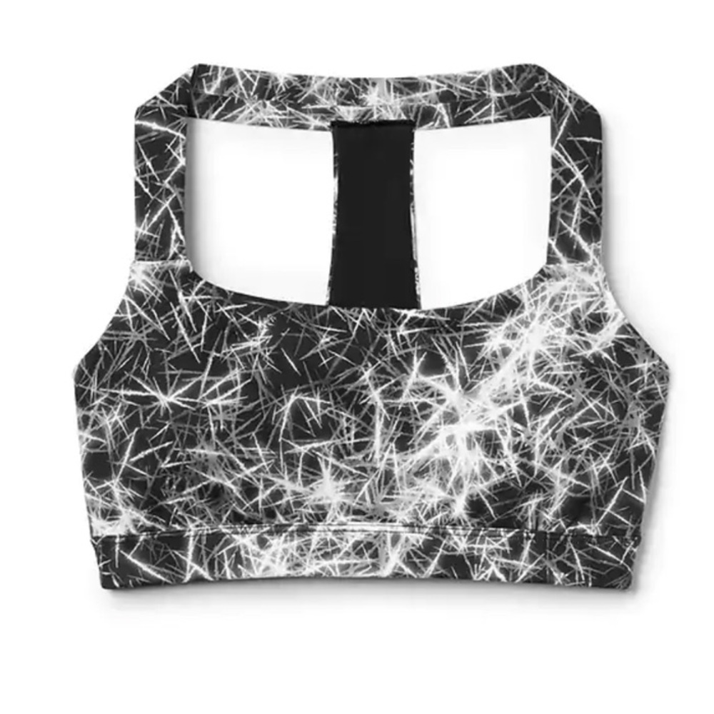 Gap Fit Black and White Sports Bra